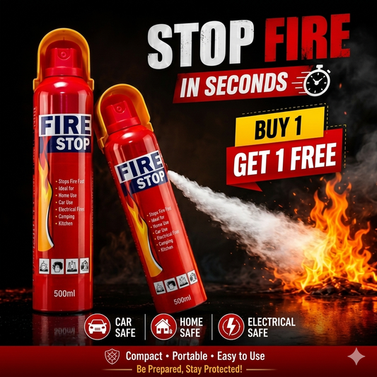 PORTABLE 500ML
MECHANICAL FOAM FIRE EXTINGUISHER-BUY 1 GET
1 FREE