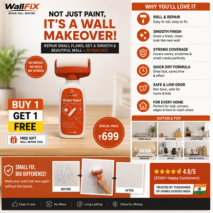 Wall Repair Roller Paint BUY 1 GET 1 FREE