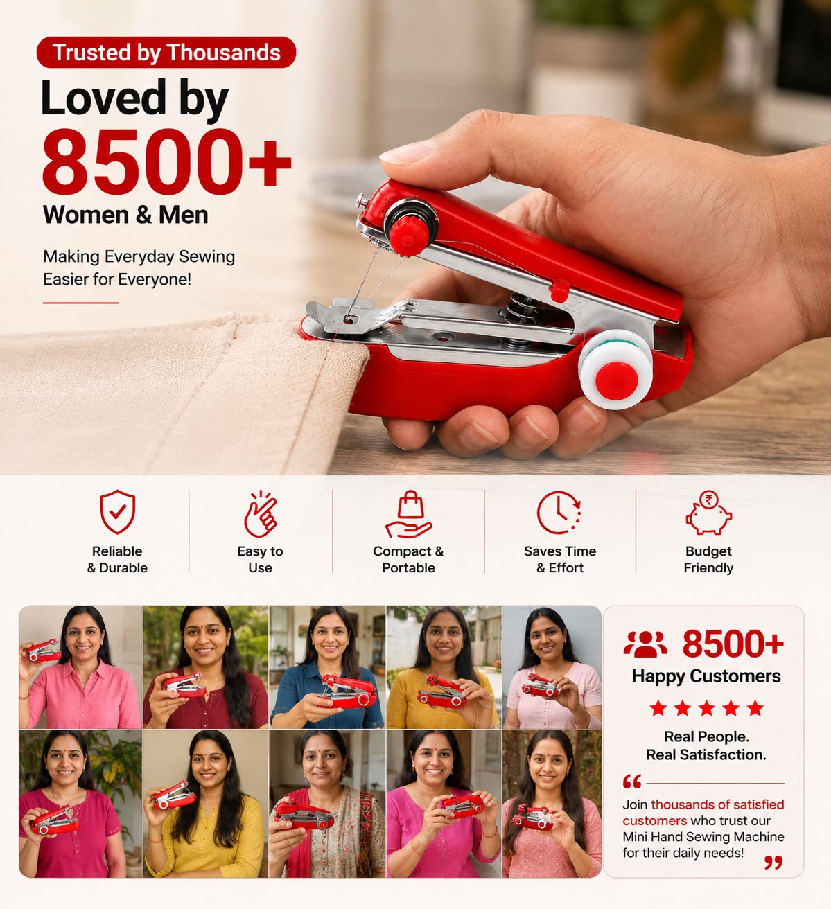 Mini Hand Sewing machine