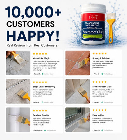 INVISIBLE WATERPROOF GLUE [BUY 1 GET 1 FREE + FREE GIFT WORTH ₹299]
